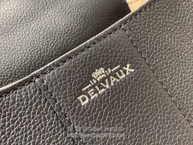 DELVAUX女包 Brillant系列手袋 進口牛皮 德爾沃女手提包 手拎包 Dv0020黑色 Delvaux女單肩包  fcs1361